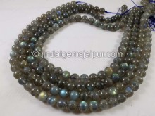 Labradorite Smooth Round Beads